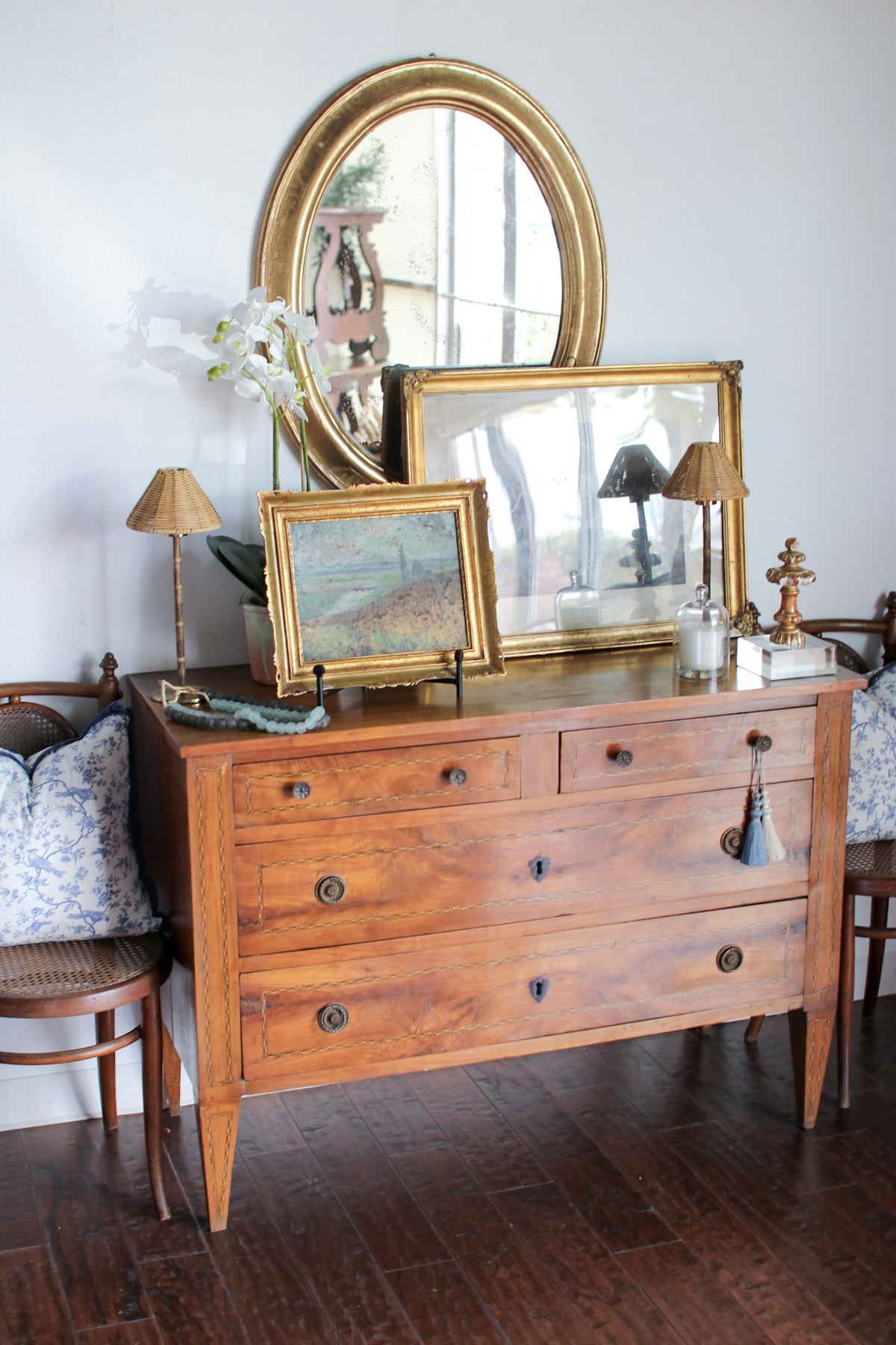 Italian Inlay Commode