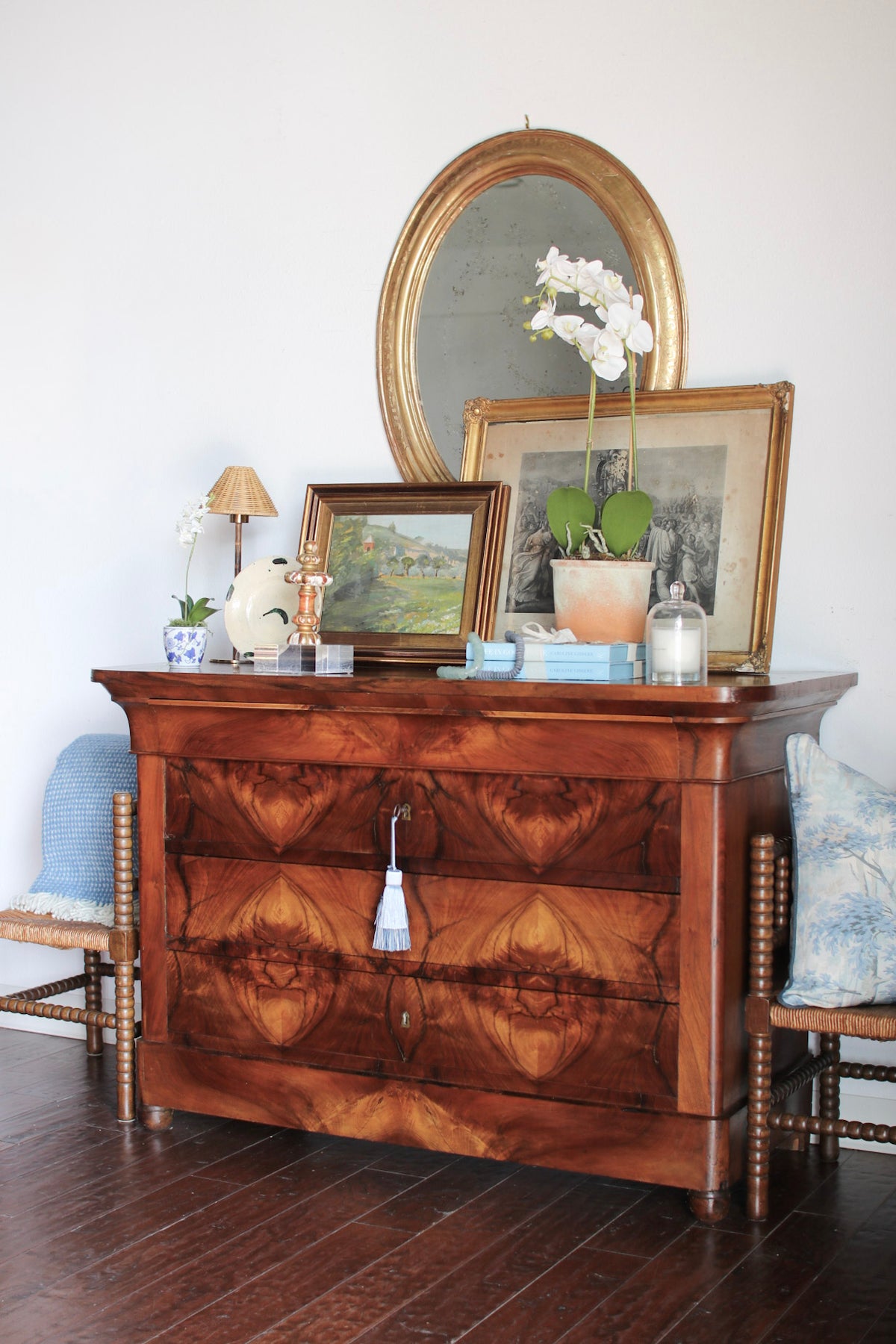 French Louis Philippe Walnut Commode