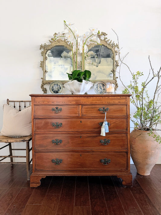 Antique Georgian Chest of Drawers with Inlay