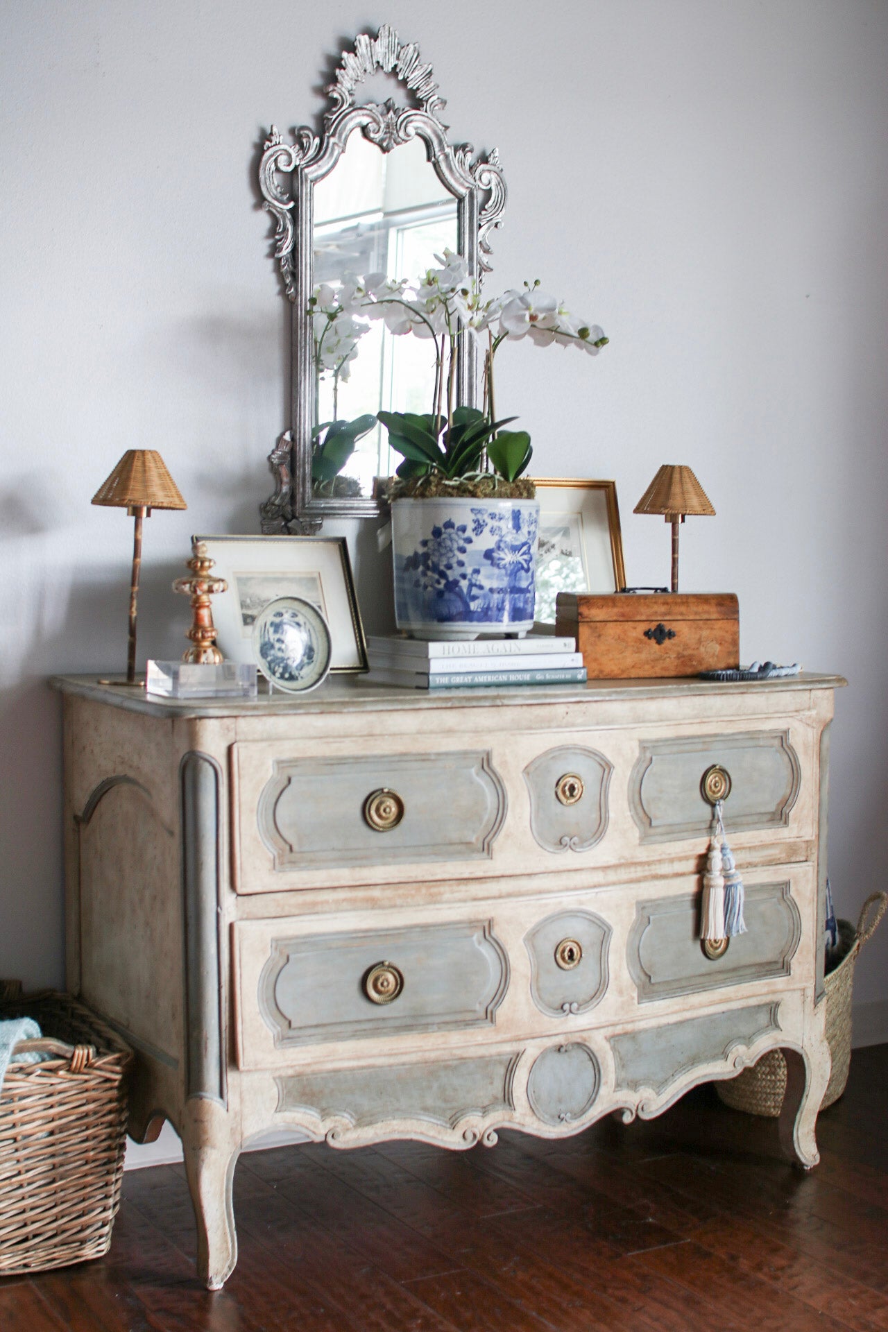 French Painted Regence Commode