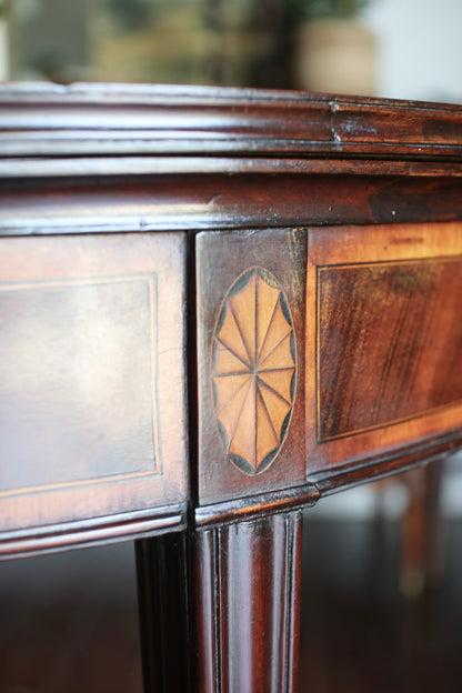 Georgian Demilune Card Table