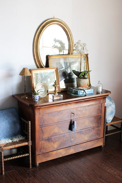French Louis Philippe Walnut Commode