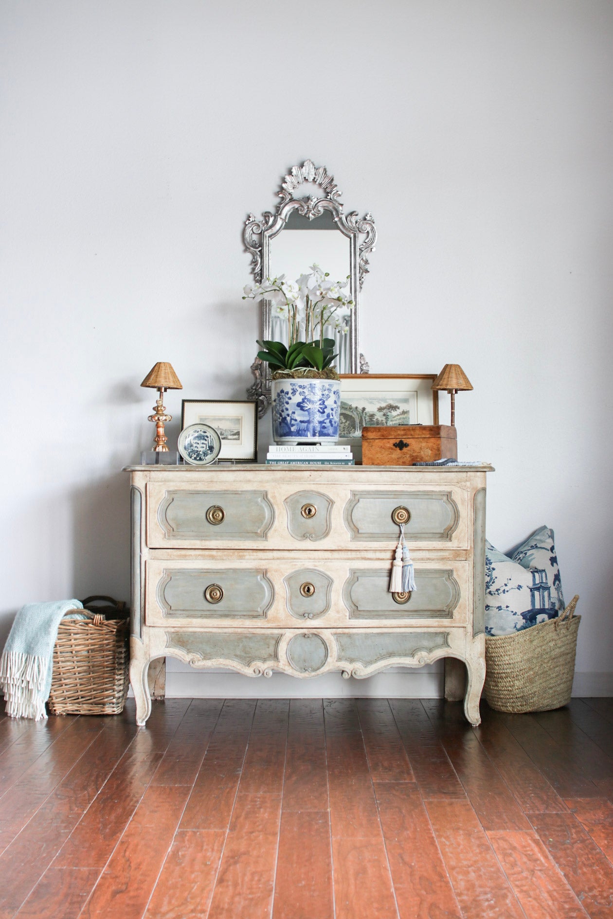 French Painted Regence Commode
