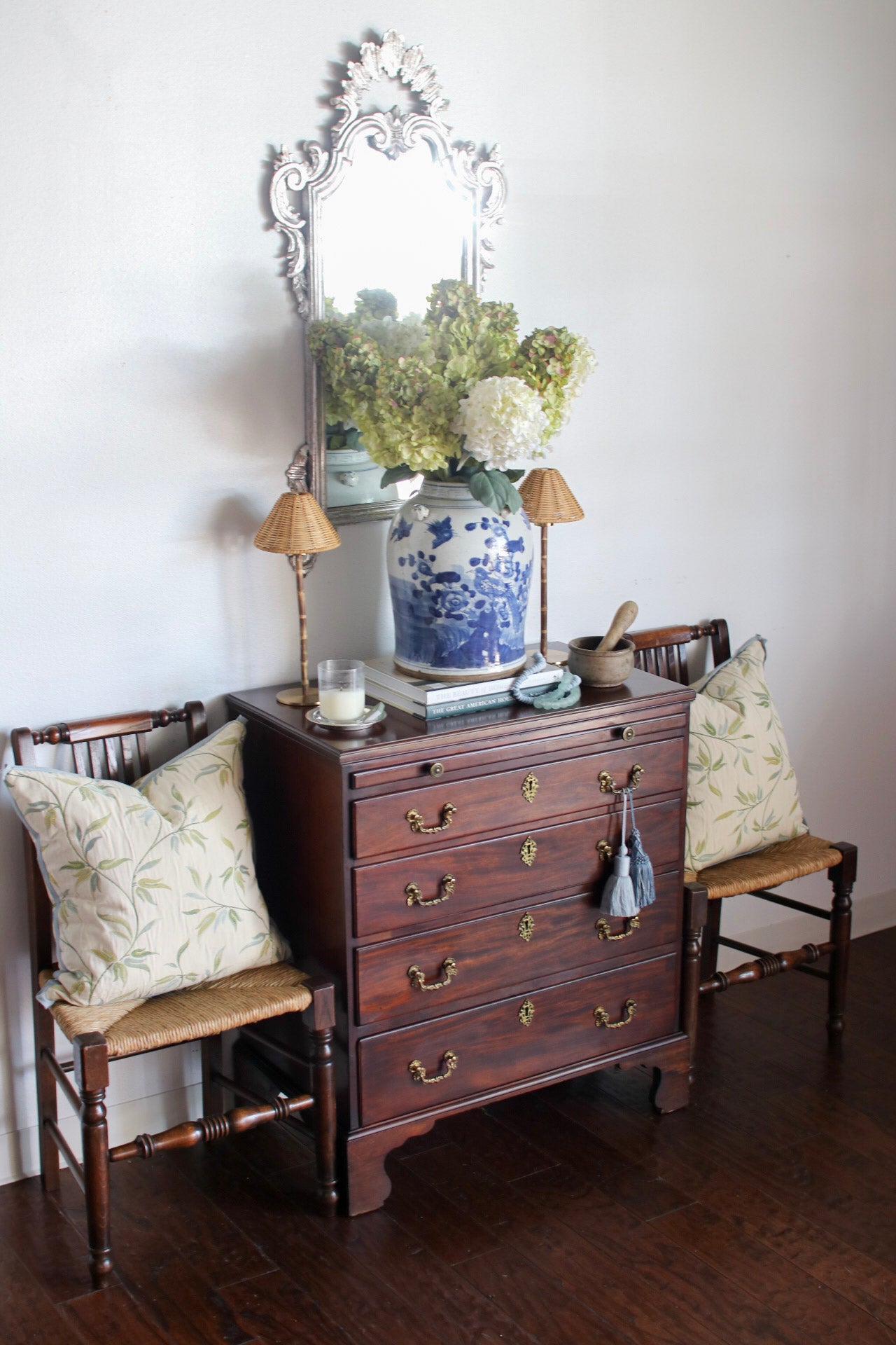 English Mahogany George III Chest