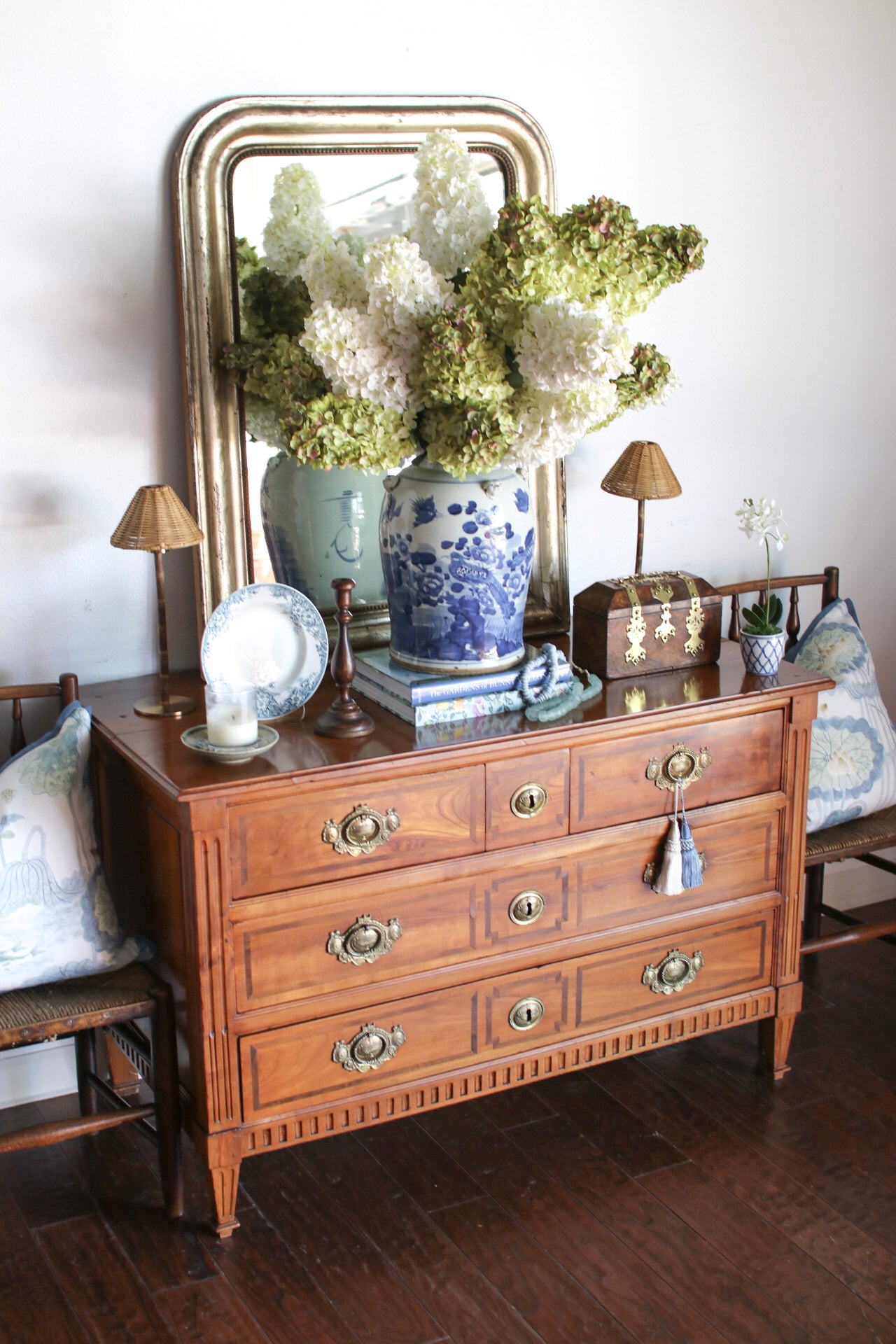 Louis XVI Commode with Ornate Pulls