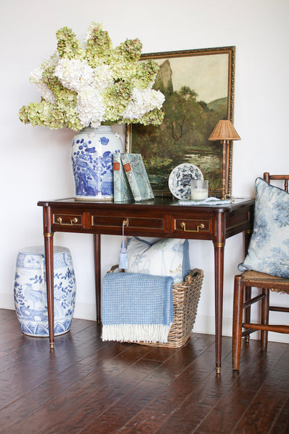 French Louis XVI Leather Top Desk