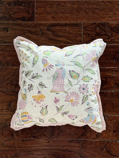 Custom Pillow: 18x18 Pink Chinoiserie