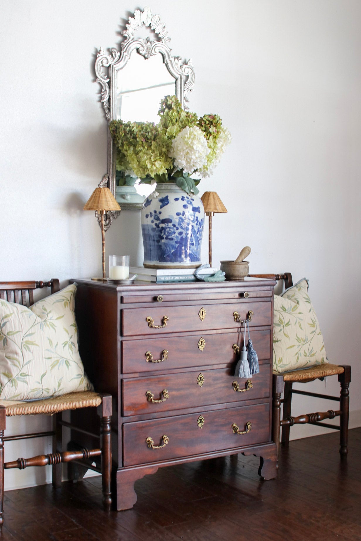 English Mahogany George III Chest