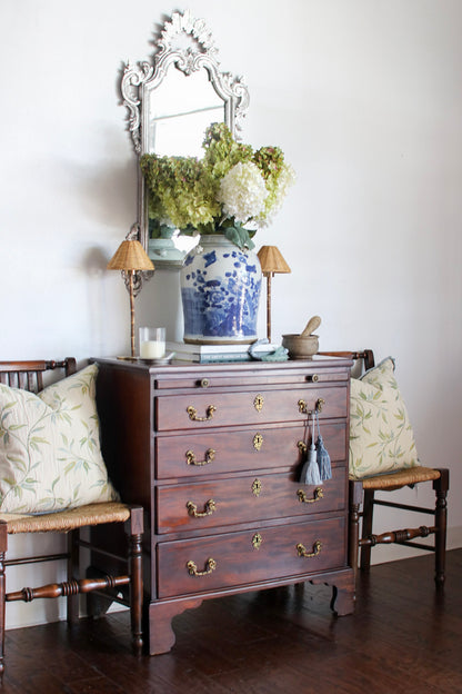 English Mahogany George III Chest