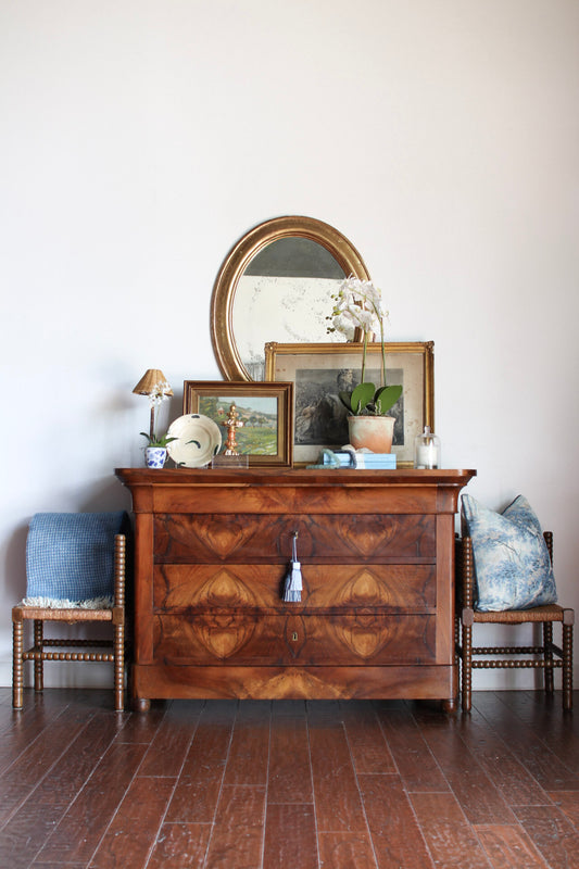 French Louis Philippe Walnut Commode