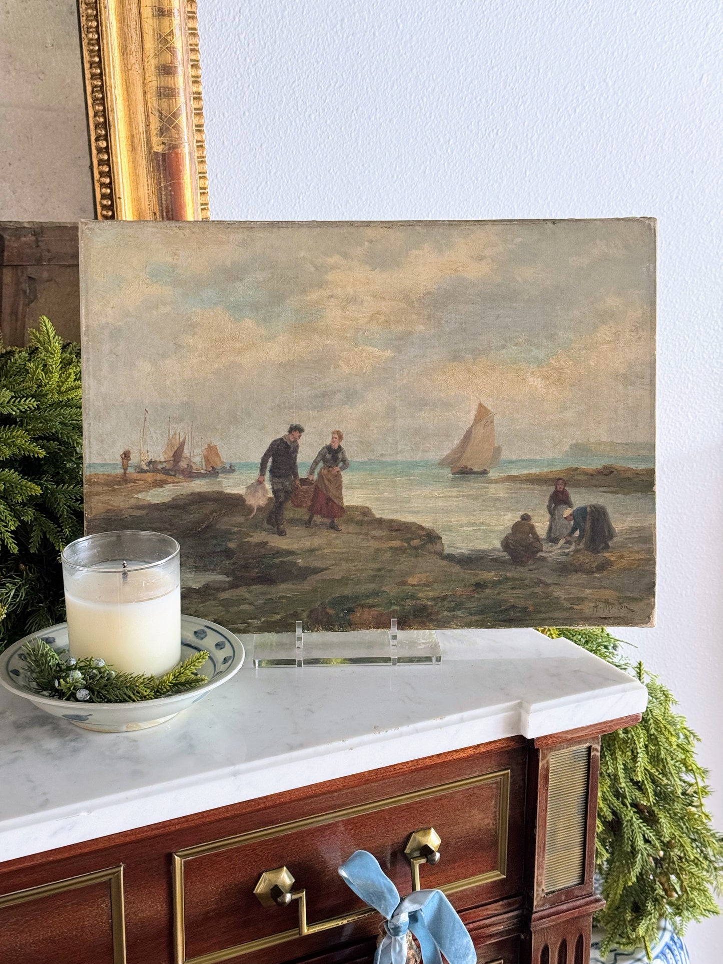 Coastal Painting on Canvas