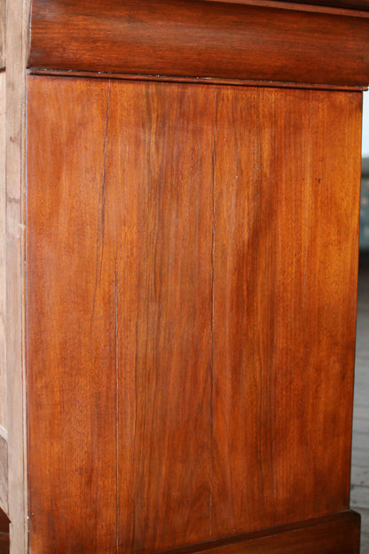 Antique French Louis Philippe Burled Walnut Commode