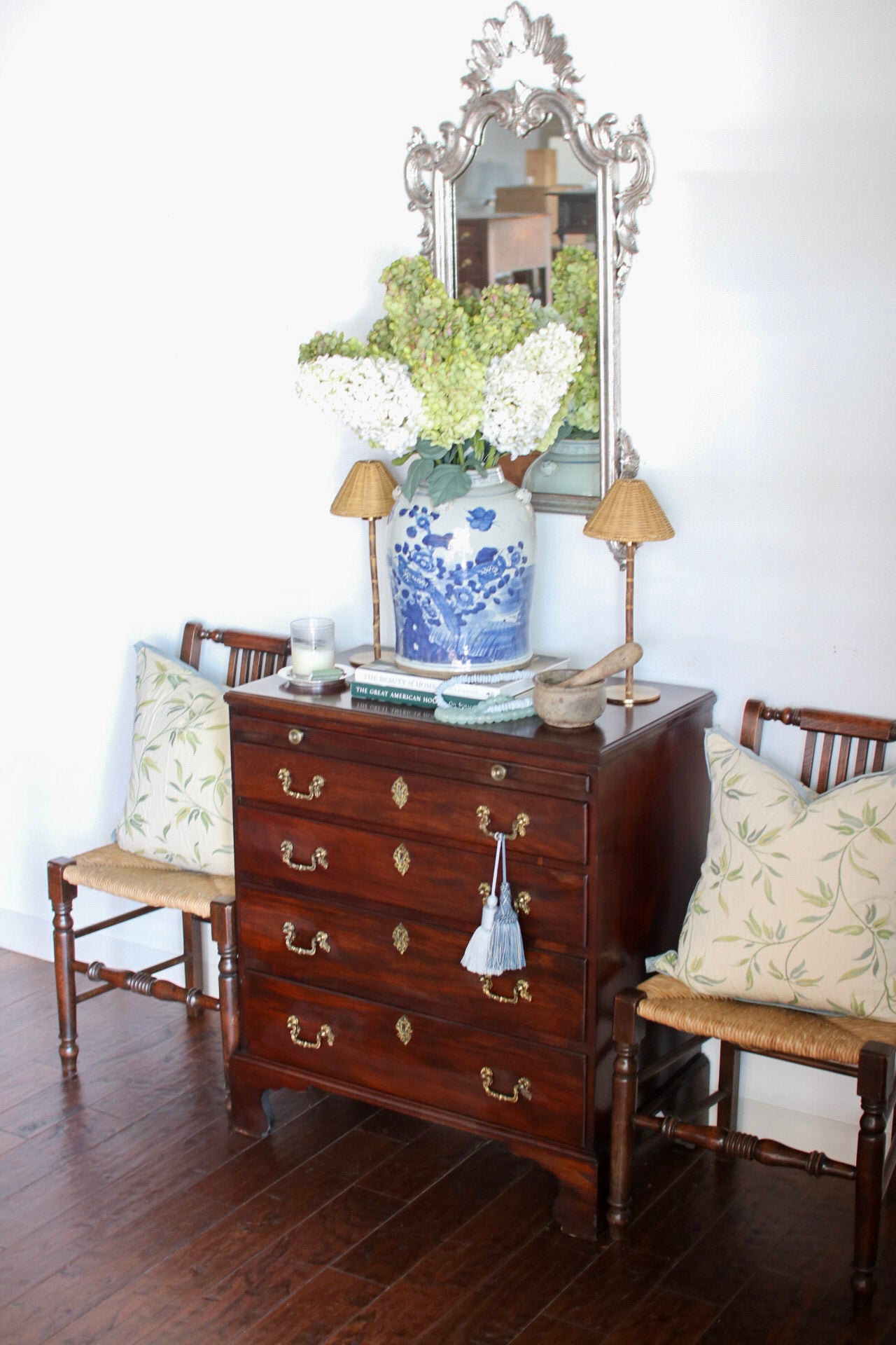 English Mahogany George III Chest