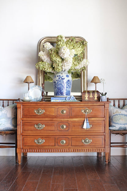 Louis XVI Commode with Ornate Pulls