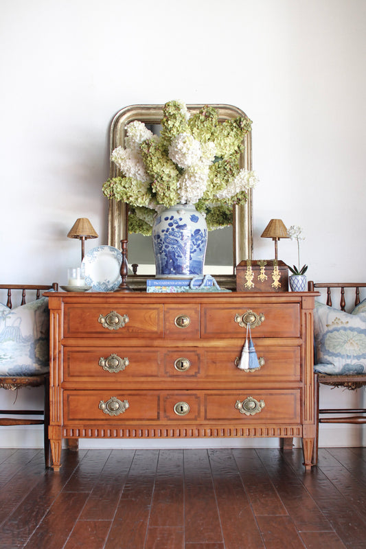 Louis XVI Commode with Ornate Pulls