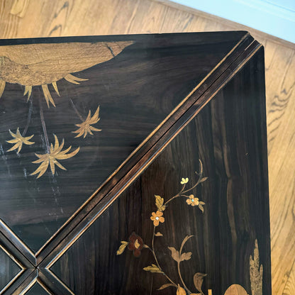 French Inlaid Envelope Game Table