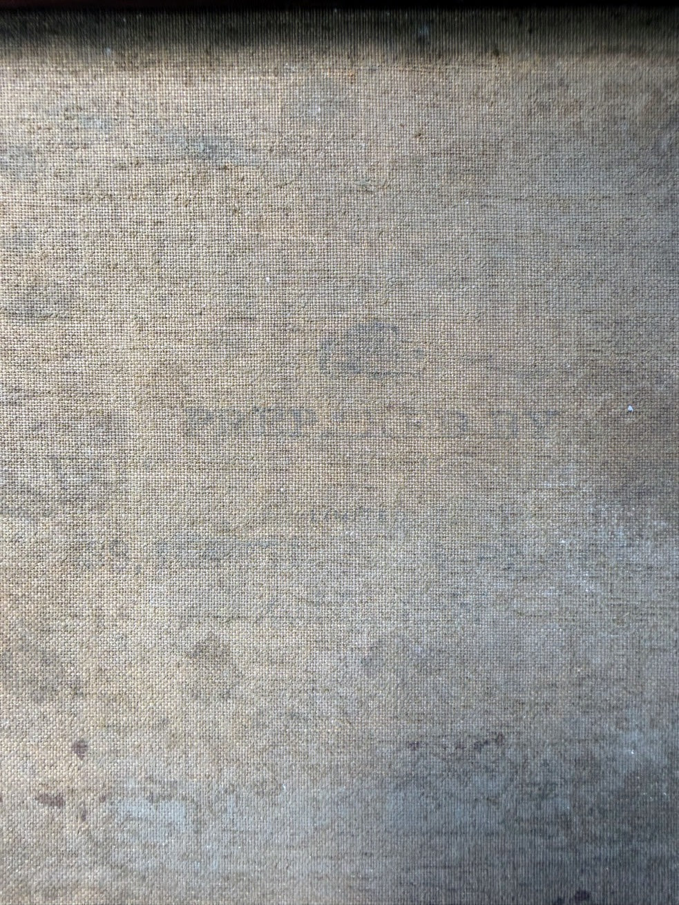 English Oil Painting of Water Scene