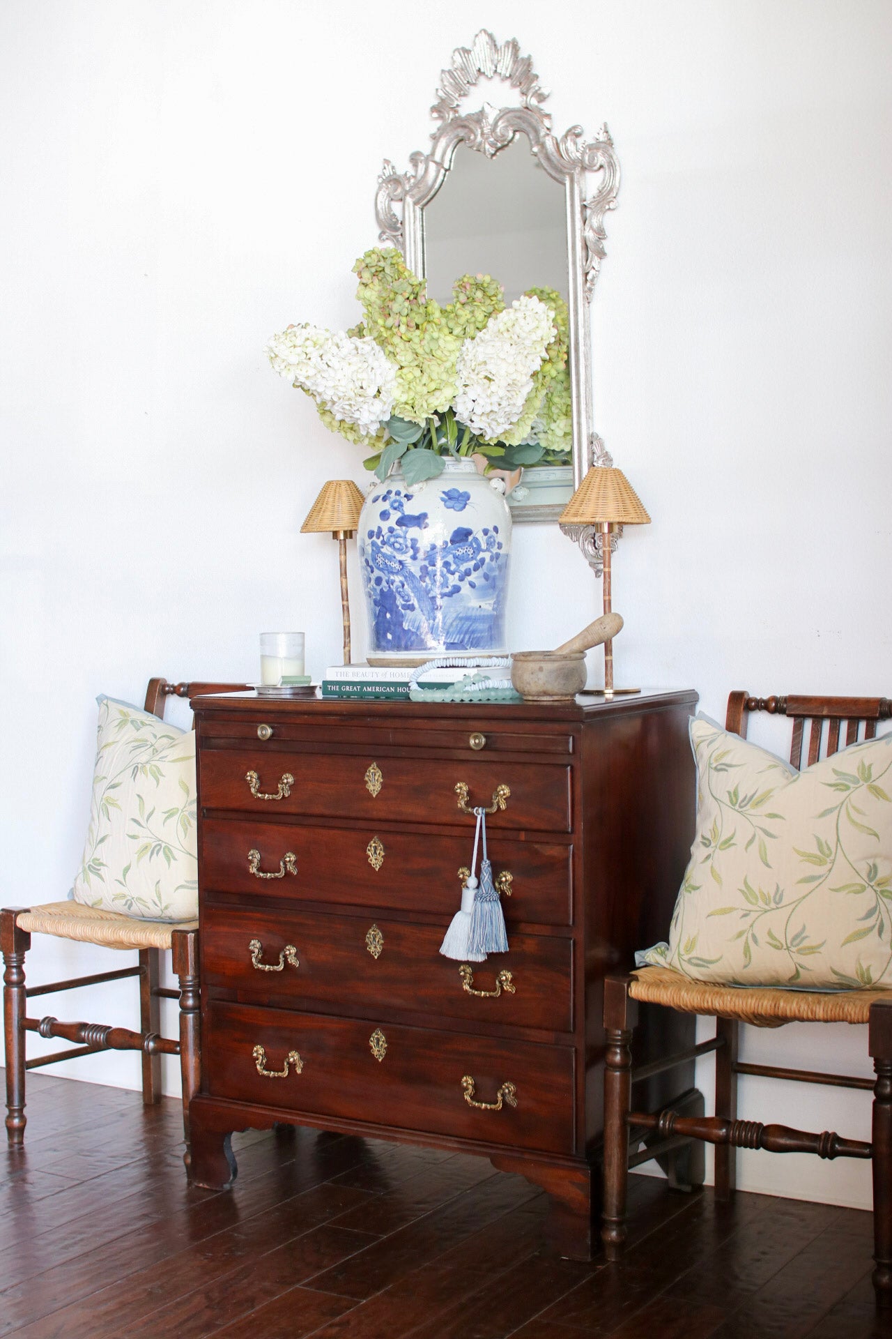 English Mahogany George III Chest