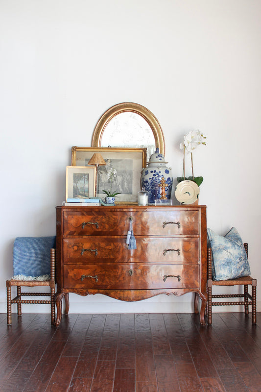 Antique Italian Lombardy Chest: Circa 1680