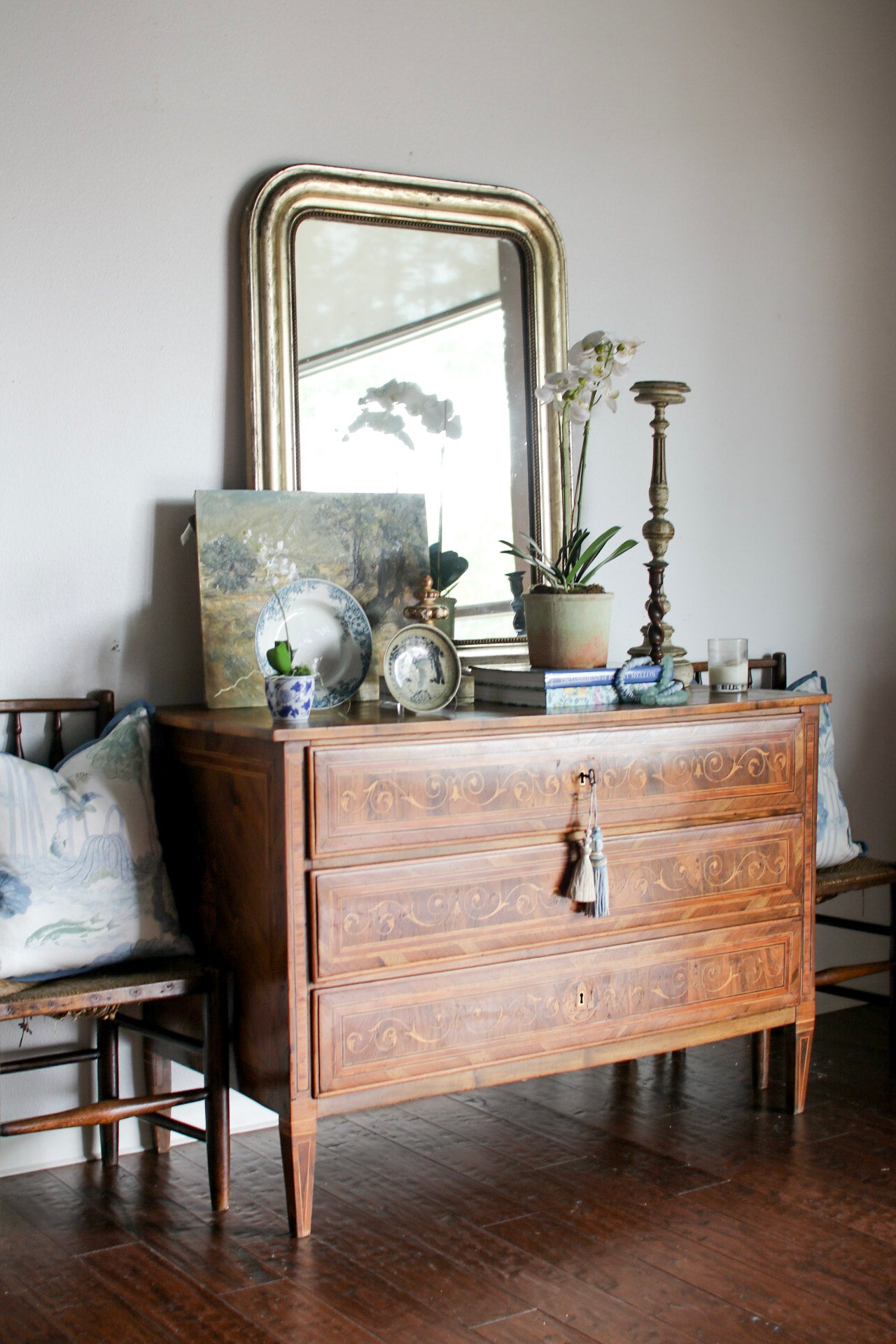 Italian Commode with Inlay
