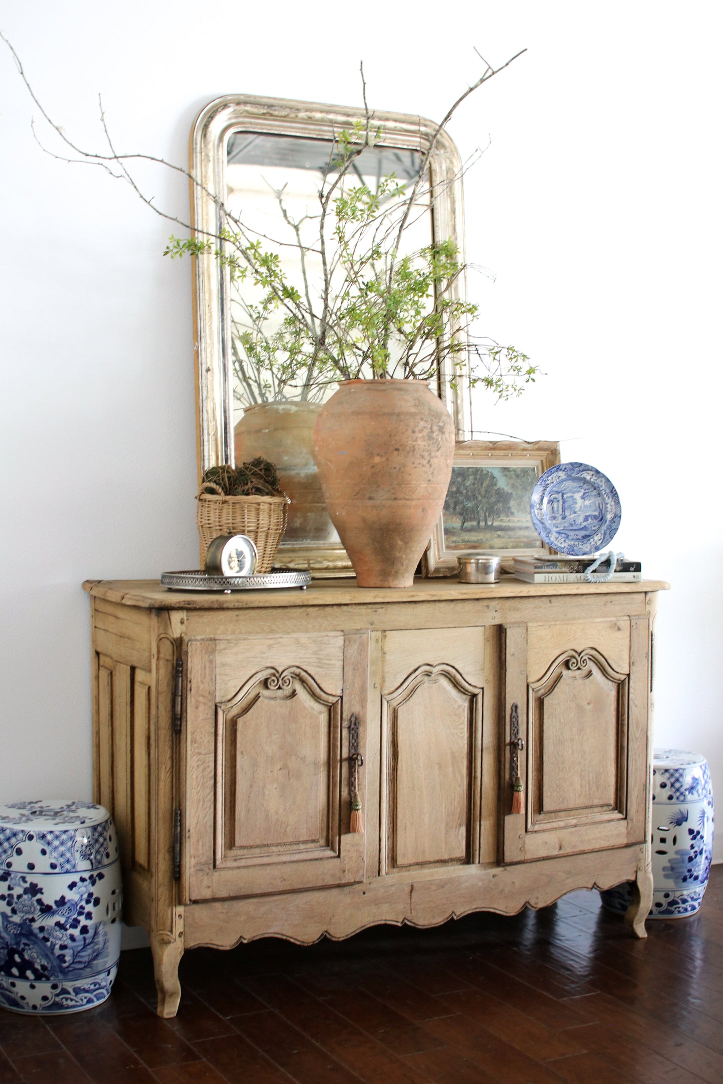 Antique Bleached Belgian Server