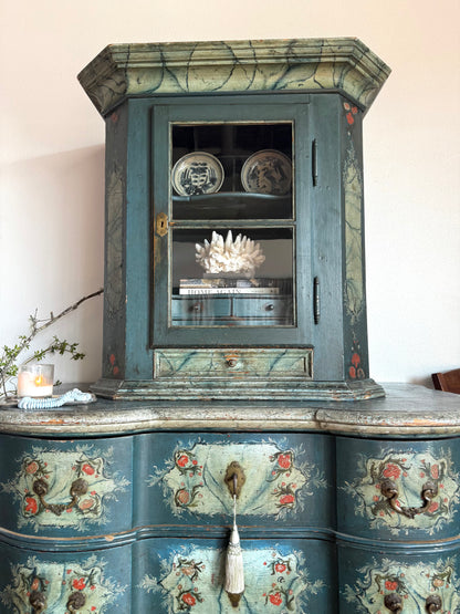 Antique Painted Austrian Alpine Commode