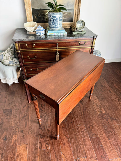 Antique American Drop Leaf Table