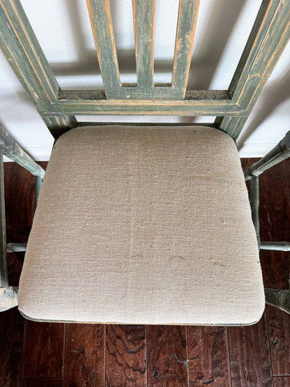Set of Painted Swedish Chairs