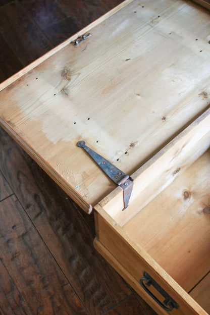 English Pine Blanket Box
