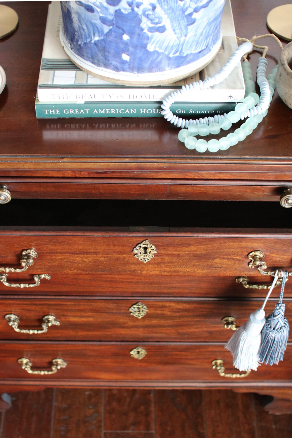 English Mahogany George III Chest