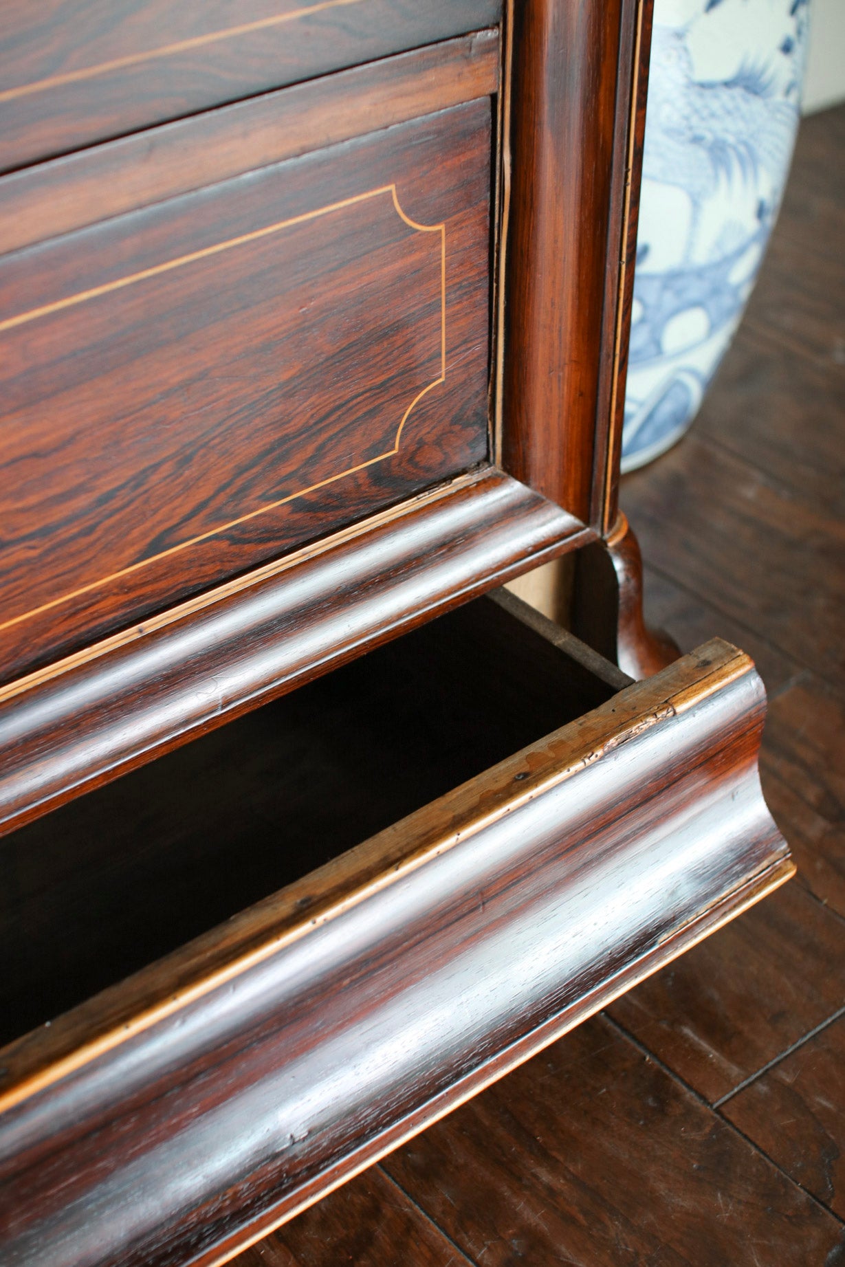French Charles X White Marble Top Commode