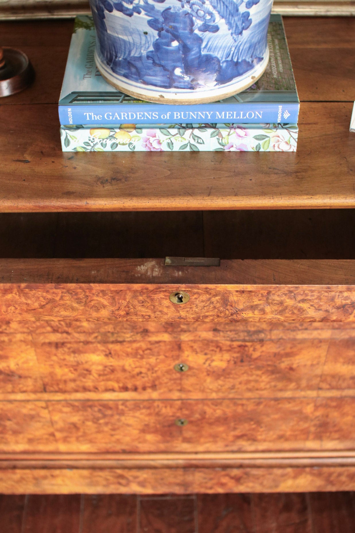 French Louis Phillipe Commode with Bobbin Detailing