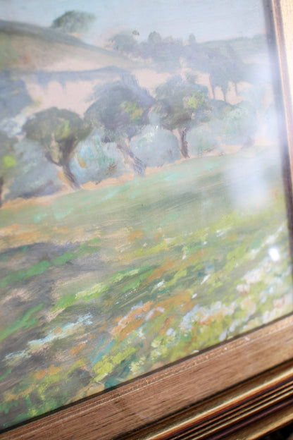 Italian Olive Grove Painting
