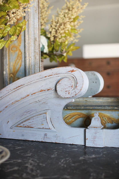Grey French Finial Pediment