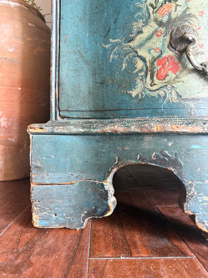 Antique Painted Austrian Alpine Commode