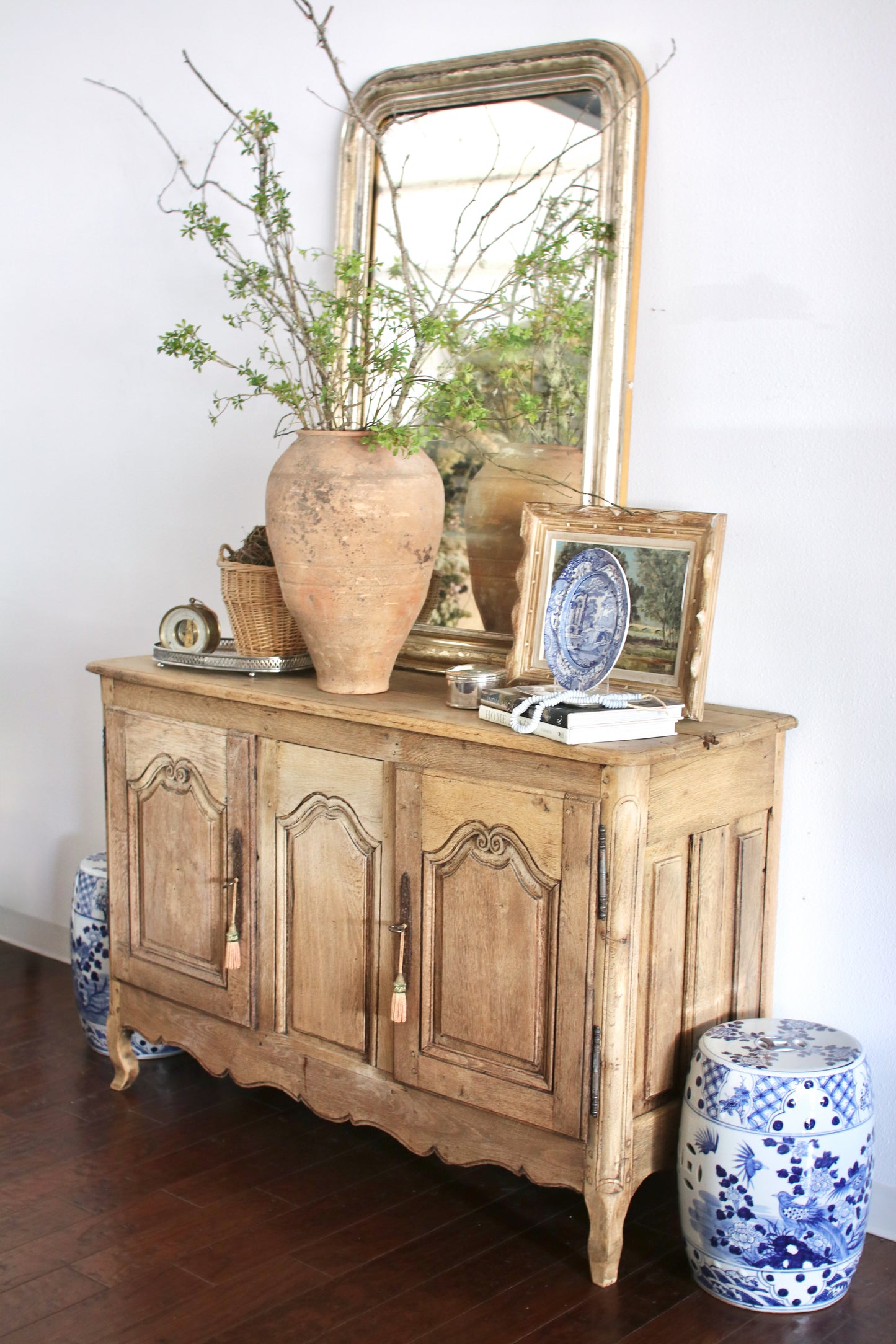 Antique Bleached Belgian Server