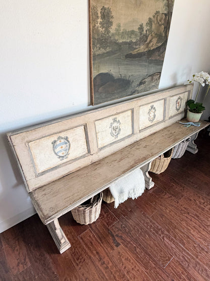 Italian Painted Bench