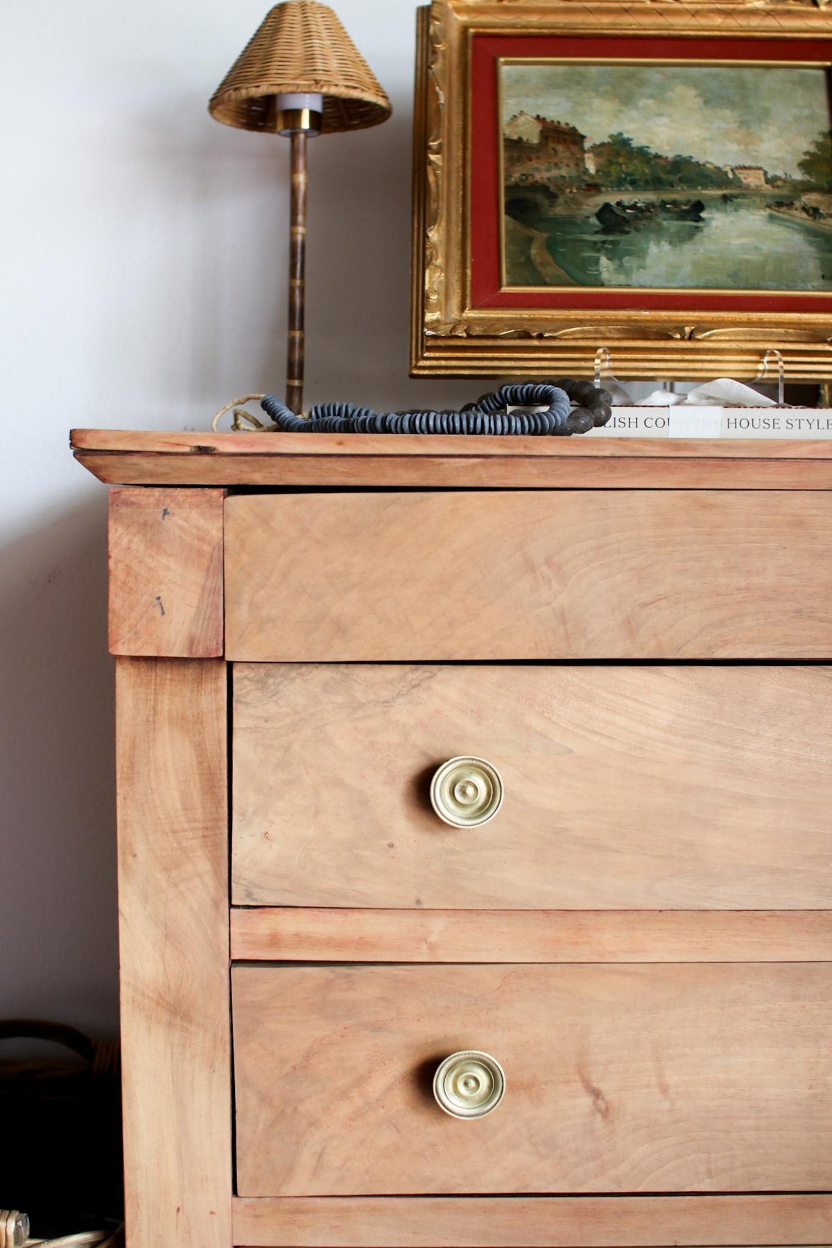 French Empire Bleached Commode