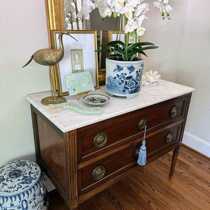 Floral Blue & White Dish