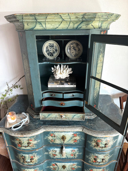 Antique Painted Austrian Alpine Commode