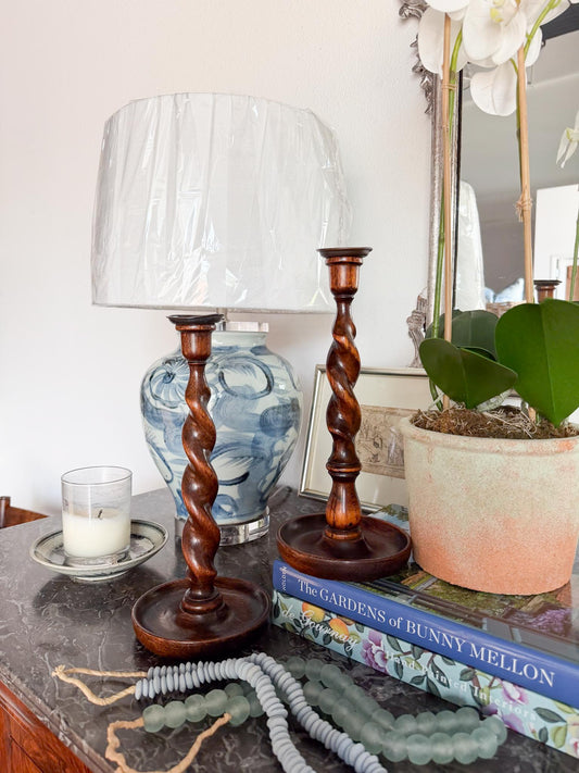 Barley Twist Candlesticks