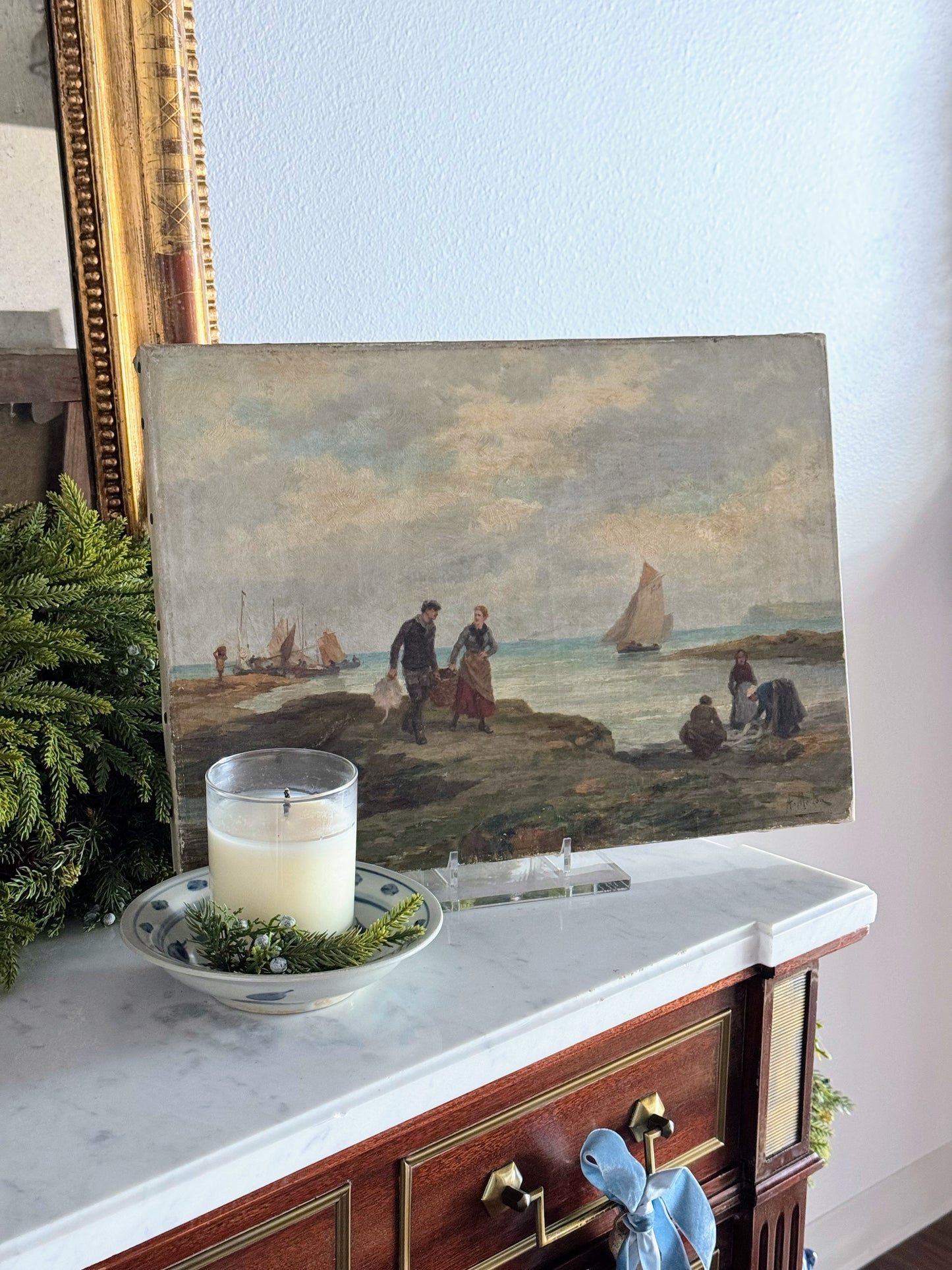 Coastal Painting on Canvas