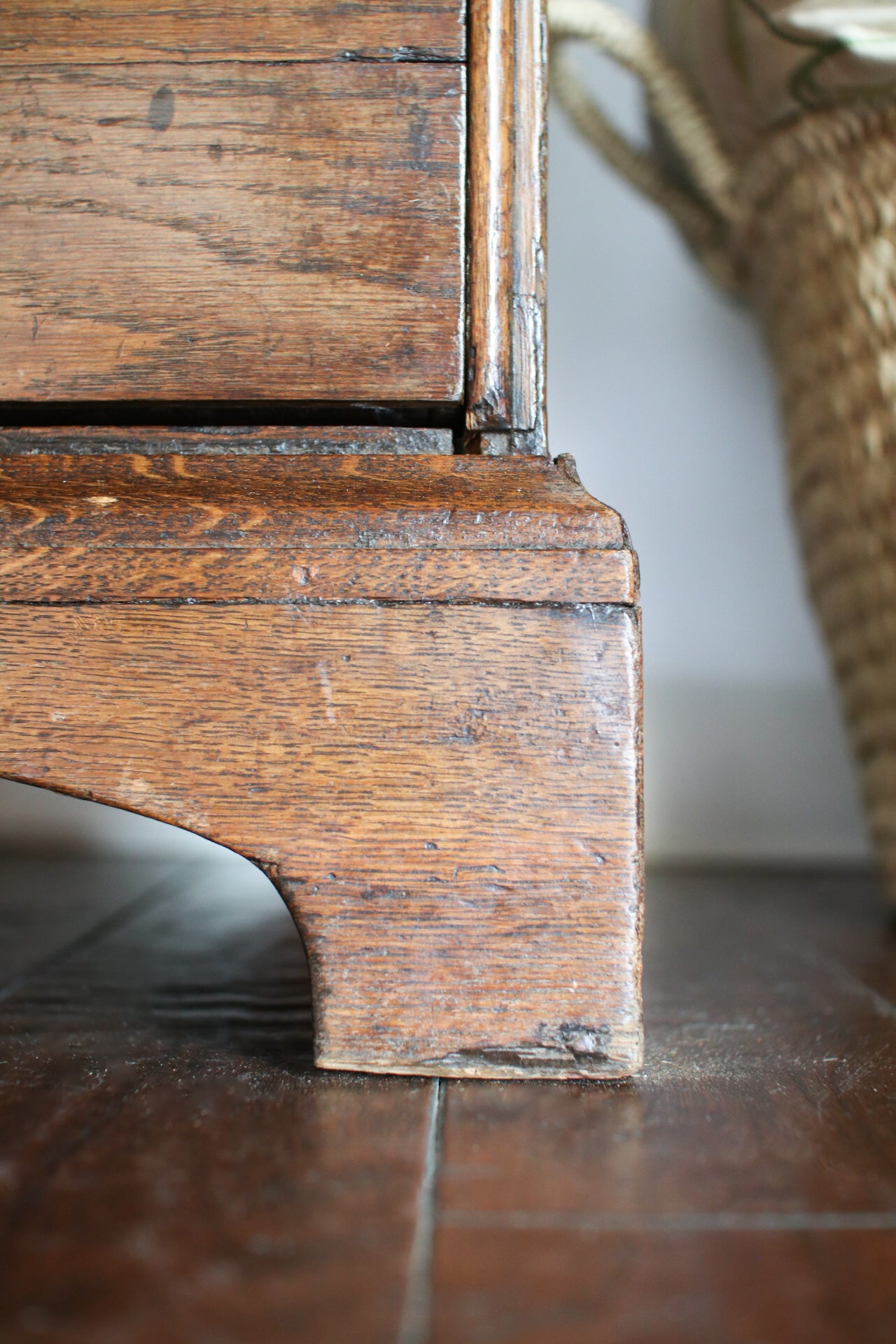 Antique English Drop Front Secretary