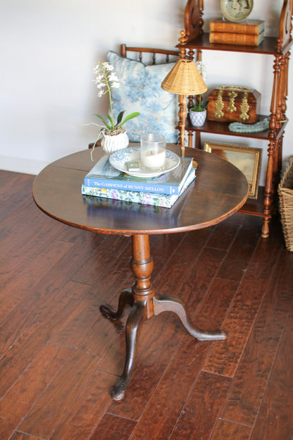 English Tripod Table: 18th Century