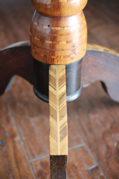 Italian Chess Inlay Table