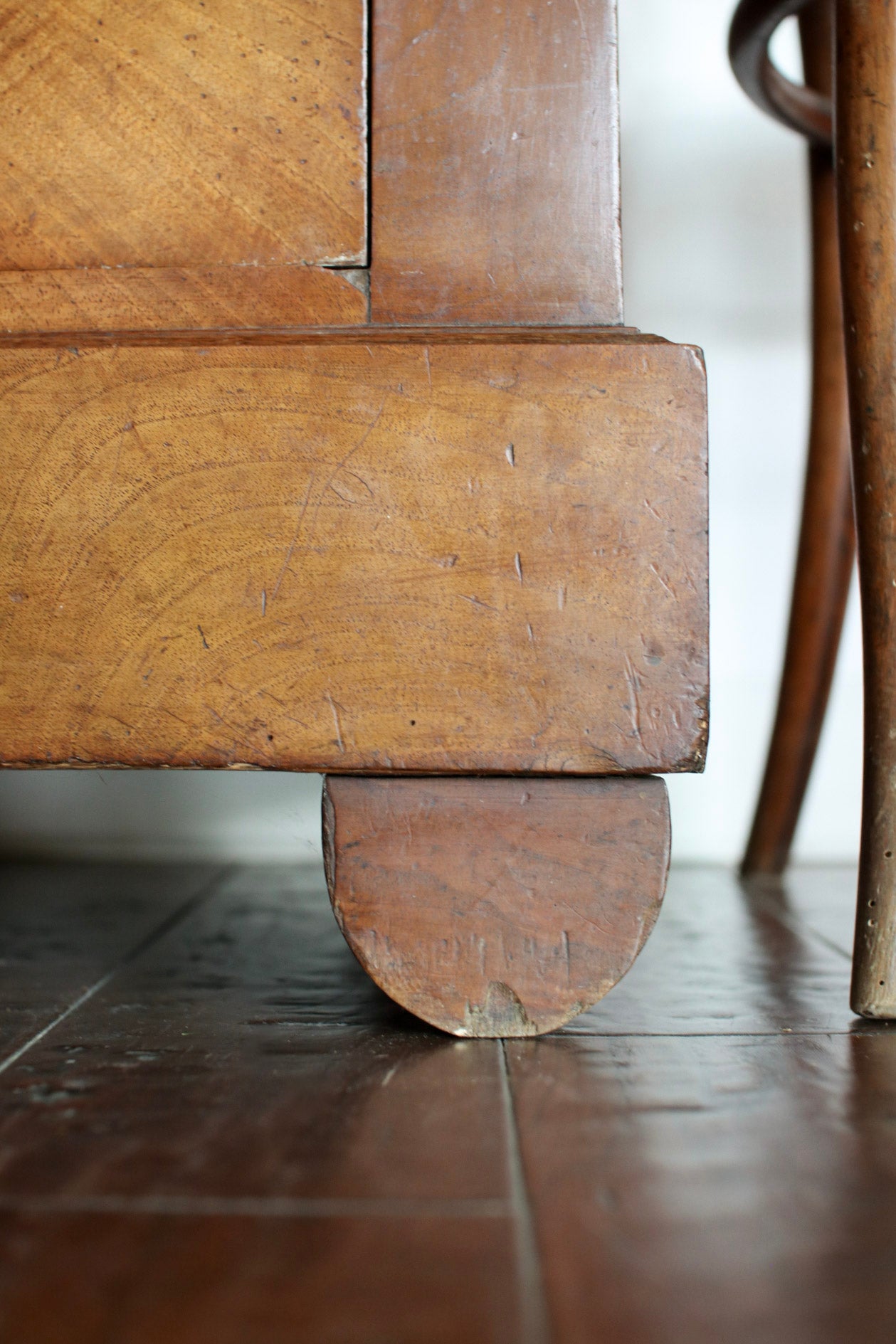 French Louis Philippe Commode with Black Marble