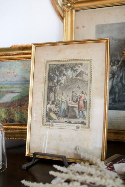 Framed Italian Print