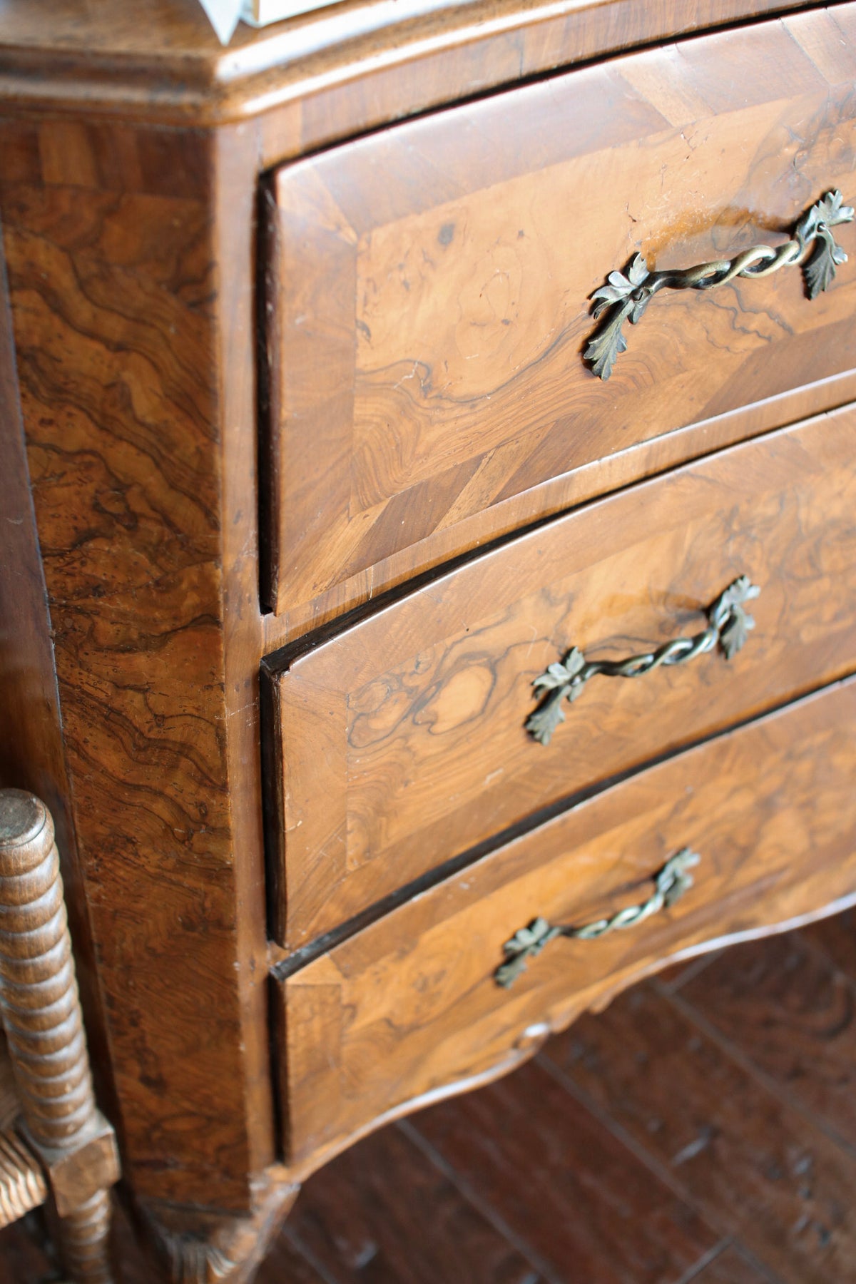 Antique Italian Lombardy Chest: Circa 1680