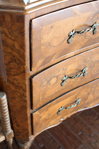 Antique Italian Lombardy Chest: Circa 1680