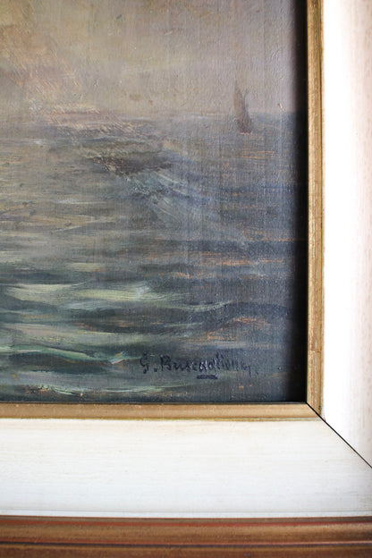 Italian Sailboat Painting